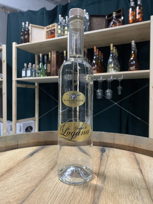 Grappa di Lugana 0,5L – Junge Grappa vom Gardasee