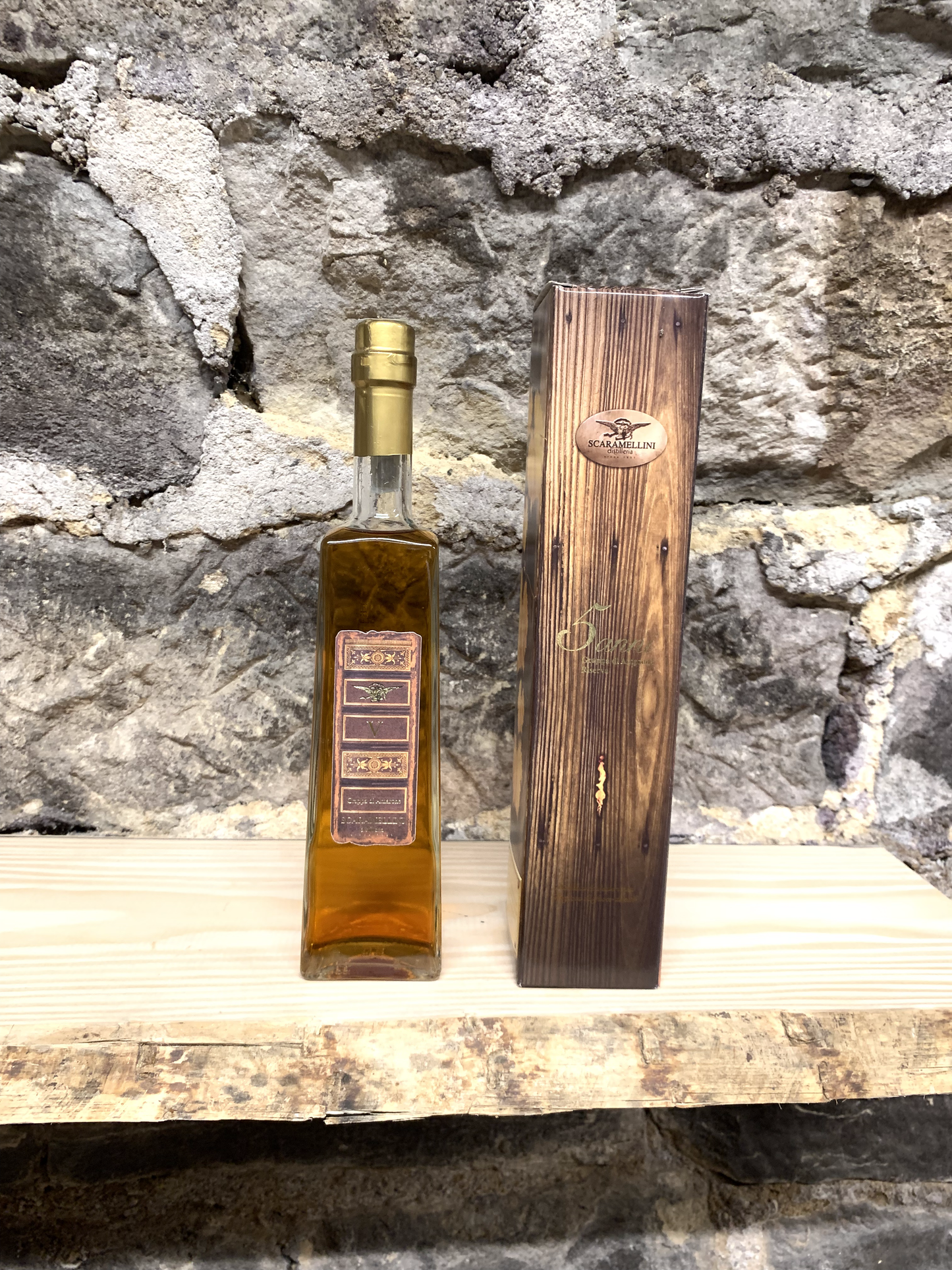 Grappa di Amarone Riserva 5 Jahre 0,5L – Limitierte Premium Grappa mit Geschenkbox