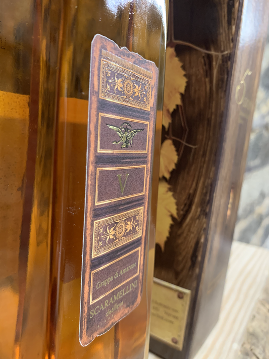 Grappa AMARONE Barrique 40°- Riserva 5 ANNI - 0,5 Lt