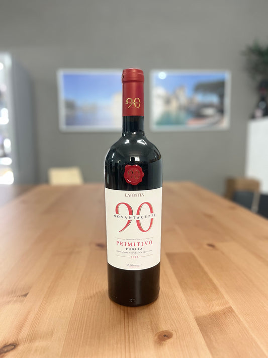 Primitivo Puglia Novantaceppi 2023 – Kräftiger Rotwein aus Apulien